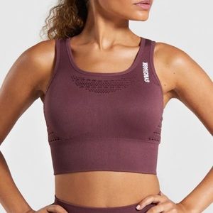ENERGY+ SEAMLESS CROP TOP Gymshark